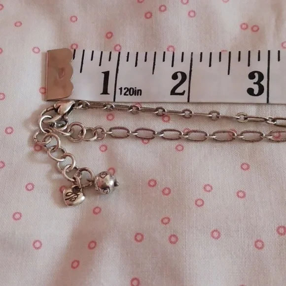 Brighton Green Tone Charm Long Chain Necklace - Picture 3 of 9